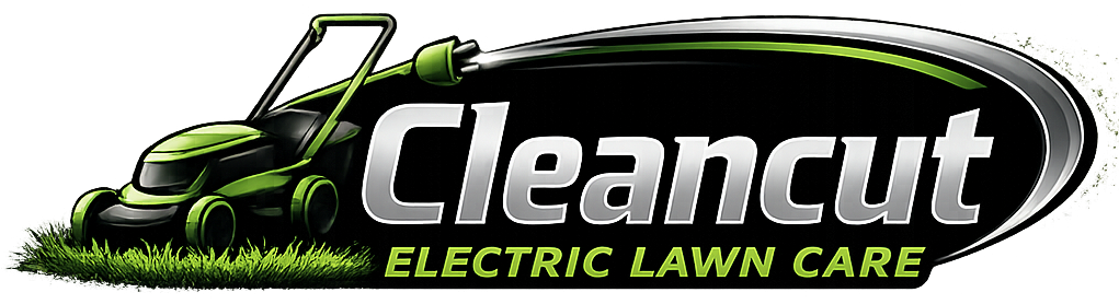 cleancut electric lawn care logo